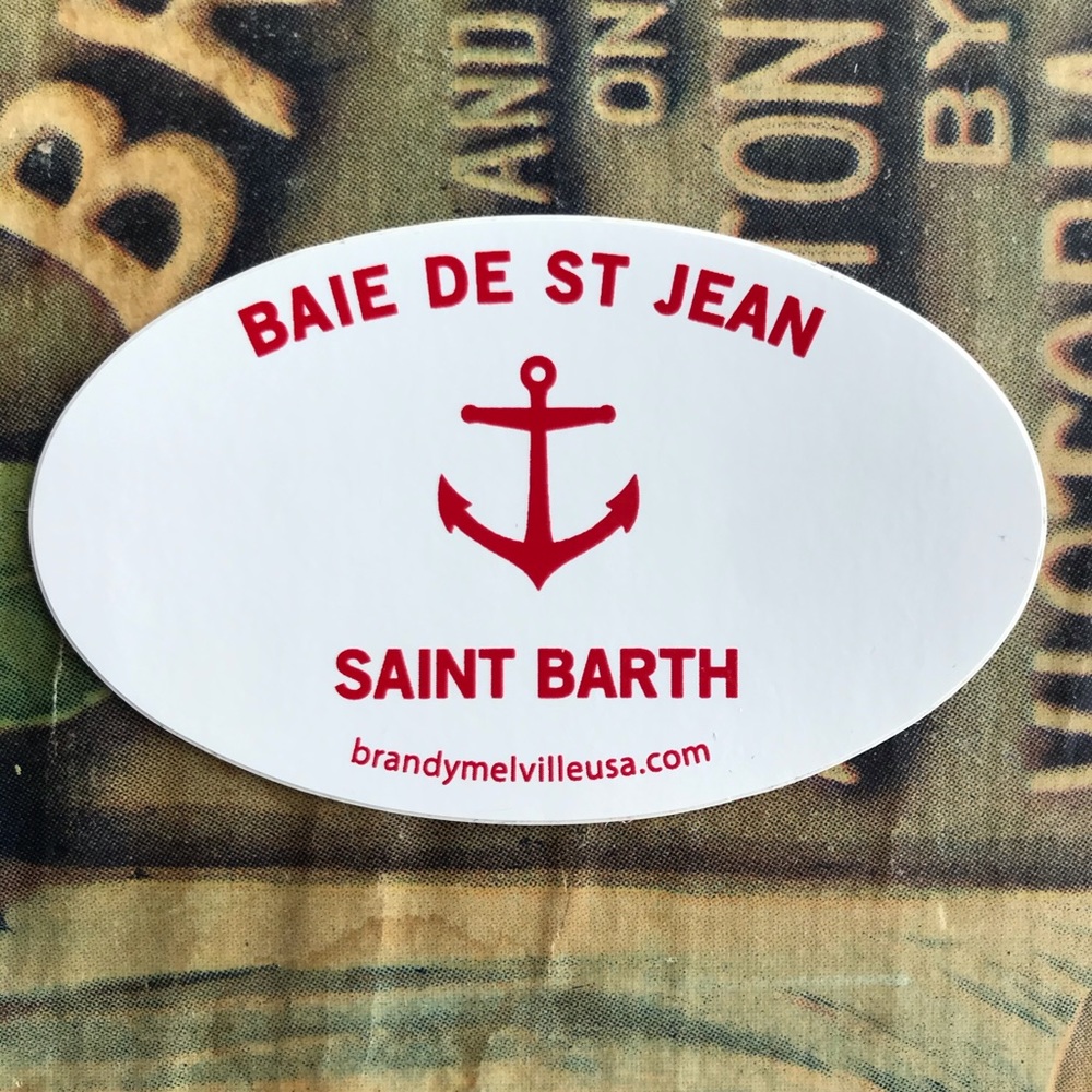Saint Barth Anchor Brandy Melville Sticker